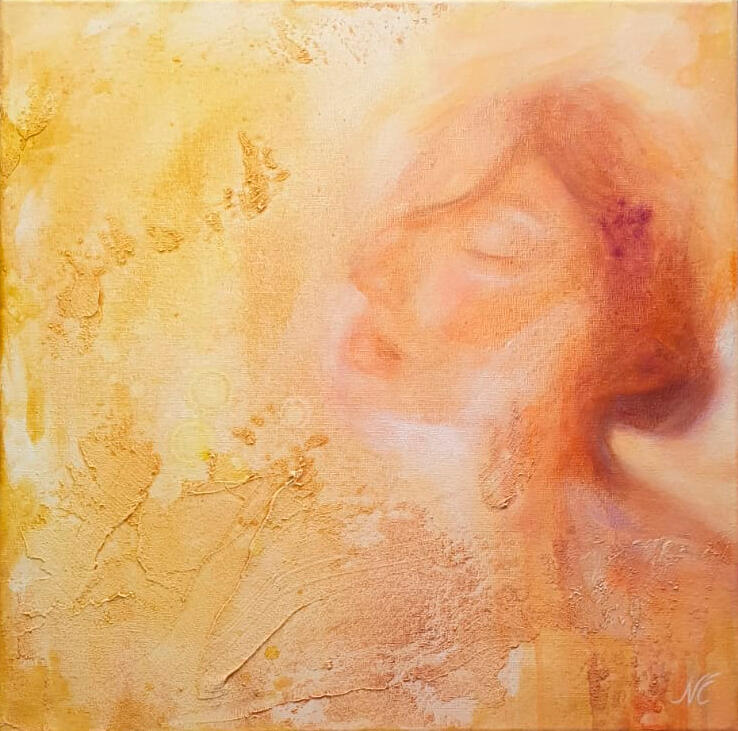 Lightborn / 80 x 90 cm / acrylics on canvas Lightborn / 80 x 90 cm / acrylics on canvas