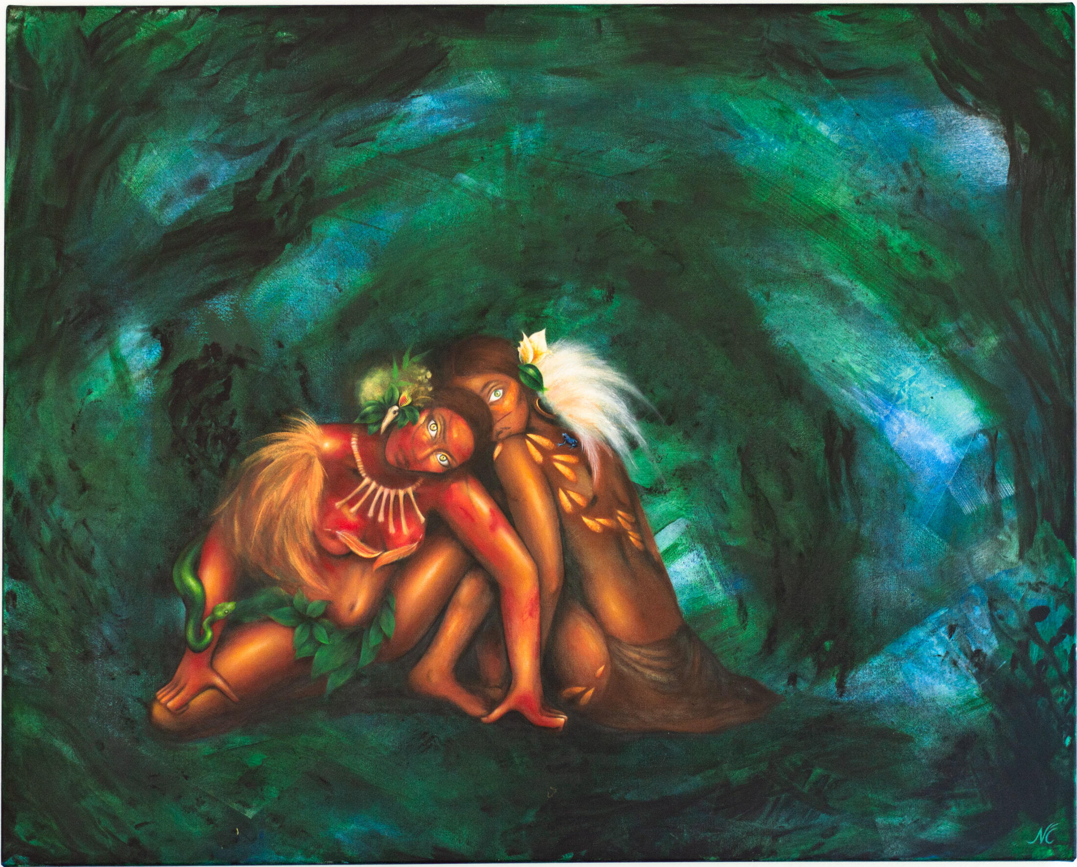 Aurora / 80 x 90 cm / acrylics on canvas Aurora / 80 x 90 cm / acrylics on canvas